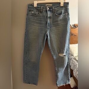 Levi Women’s Straight Blue Jeans